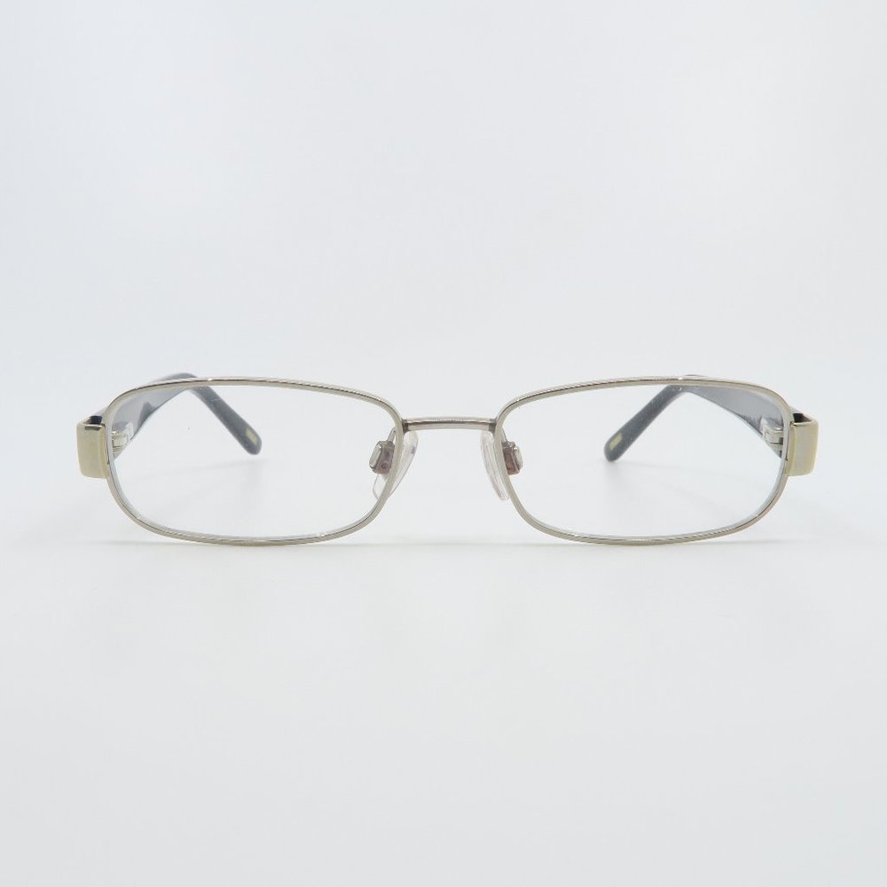 Polo Ralph Lauren Silver Metal-Black Acetate Rectangle Kids Eyeglasses. - Picture 2 of 8